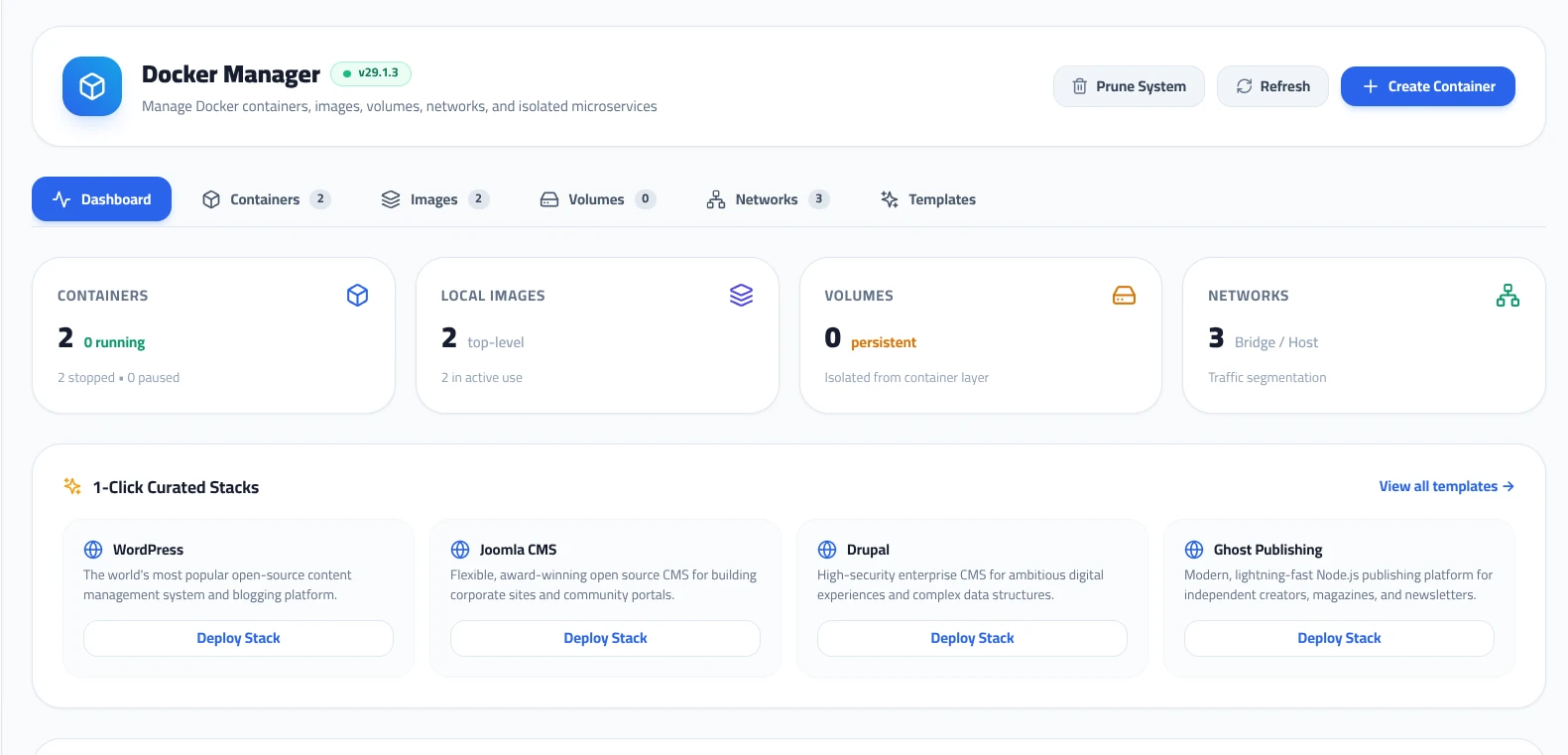 Docker Manager