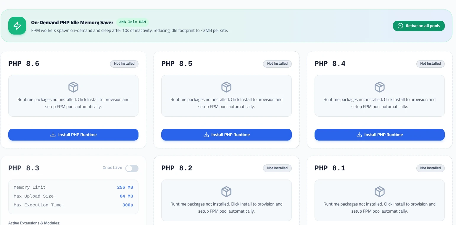 Multi-PHP Manager