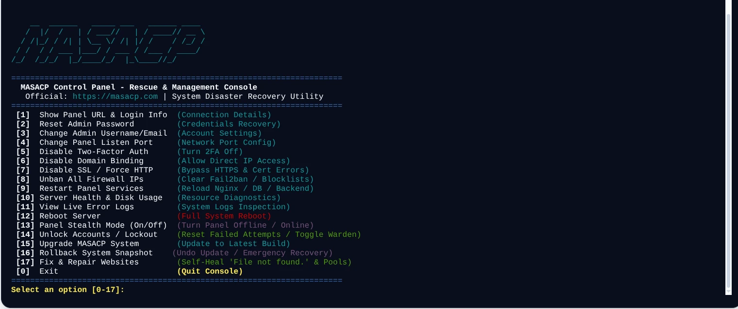 SSH Rescue Console